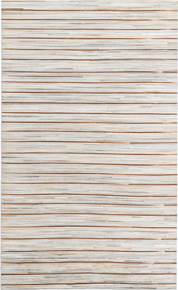 Detail image of 5' x 8' 2 Cowhide Leather Rug