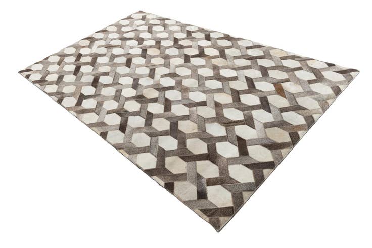 Detail image of 5' x 8' Cowhide Leather Rug
