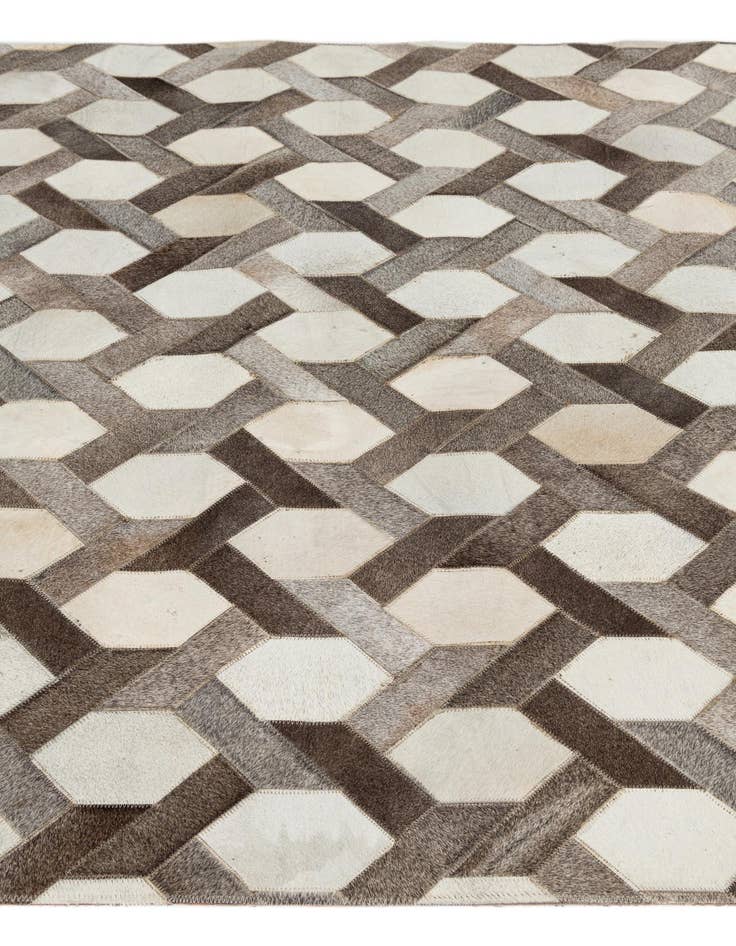 Detail image of 5' x 8' Cowhide Leather Rug