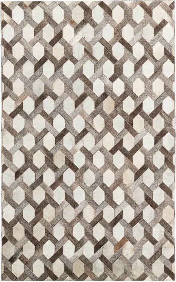 Detail image of 5' x 8' Cowhide Leather Rug
