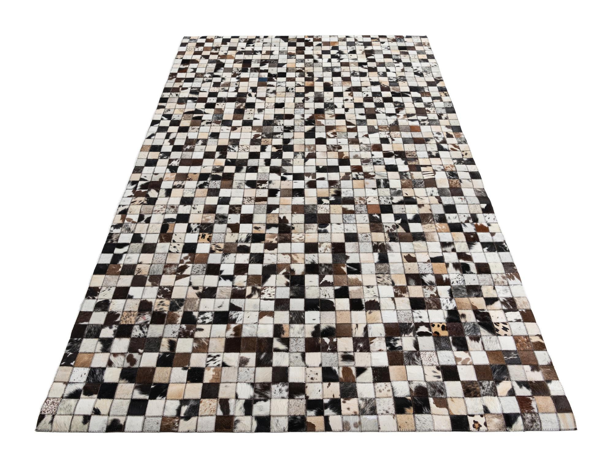5' x 8' Cowhide Leather Rug
