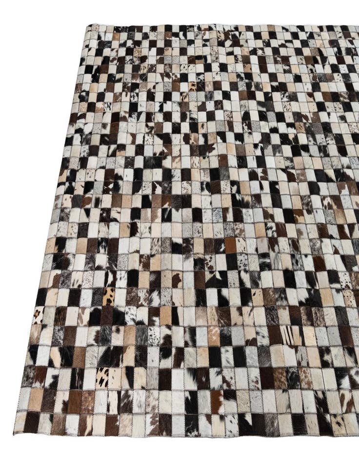 Detail image of 5' x 8' Cowhide Leather Rug