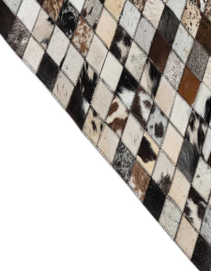Detail image of 5' x 8' Cowhide Leather Rug