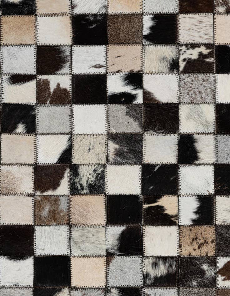Detail image of 5' x 8' Cowhide Leather Rug
