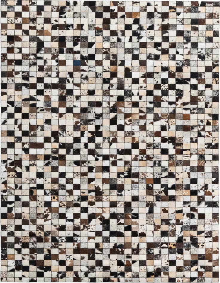 Detail image of 5' x 8' Cowhide Leather Rug