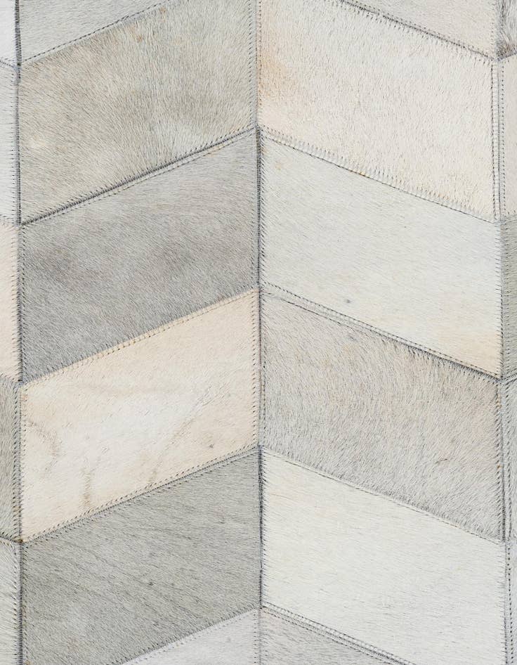 Detail image of 5' 2 x 8' Cowhide Leather Rug