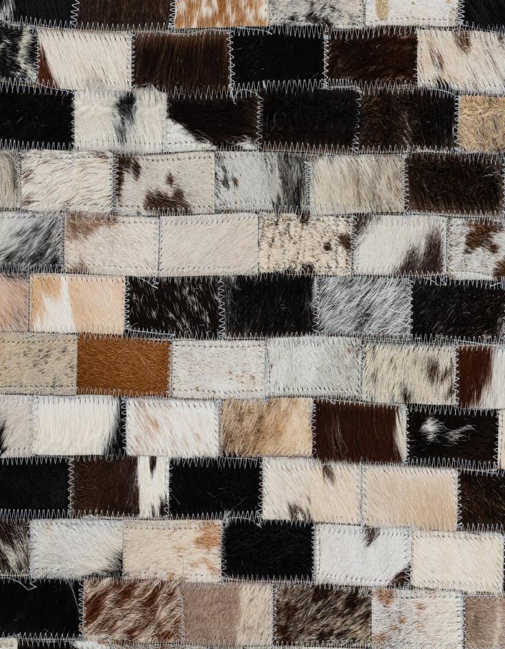 Detail image of 5' x 8' Cowhide Leather Rug