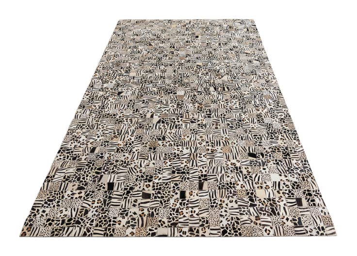 Detail image of 5' x 8' Cowhide Leather Rug
