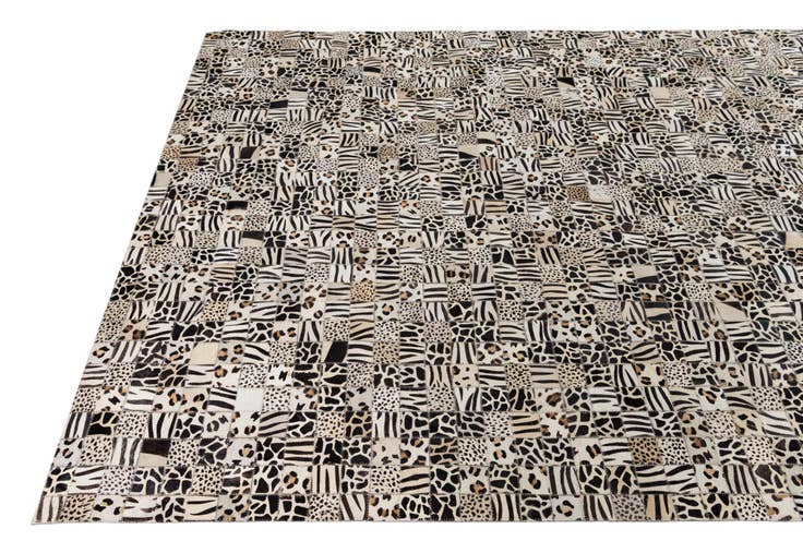 Detail image of 5' x 8' Cowhide Leather Rug