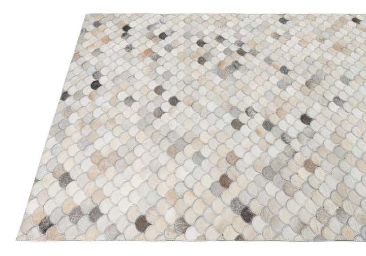 4' x 6' Cowhide Leather Rug