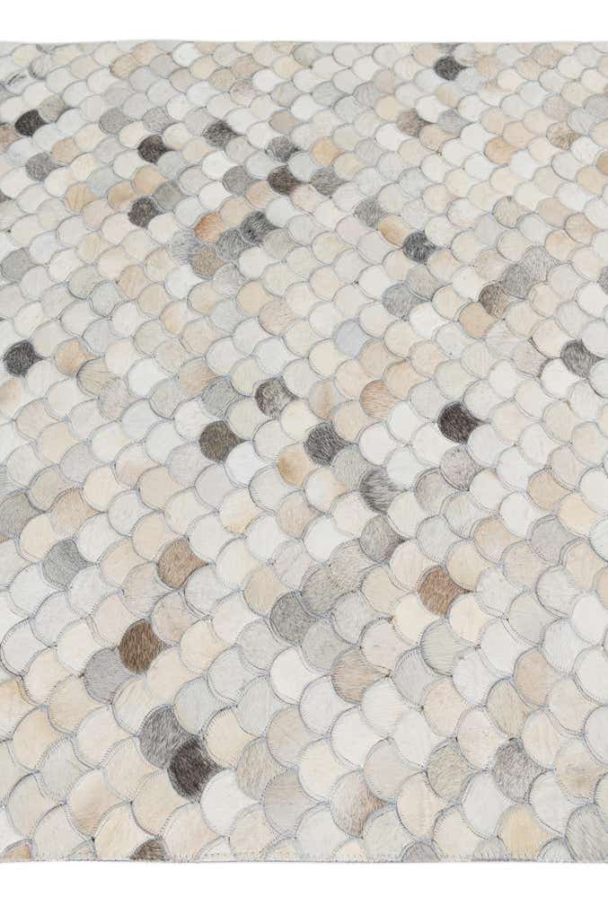 4' x 6' Cowhide Leather Rug