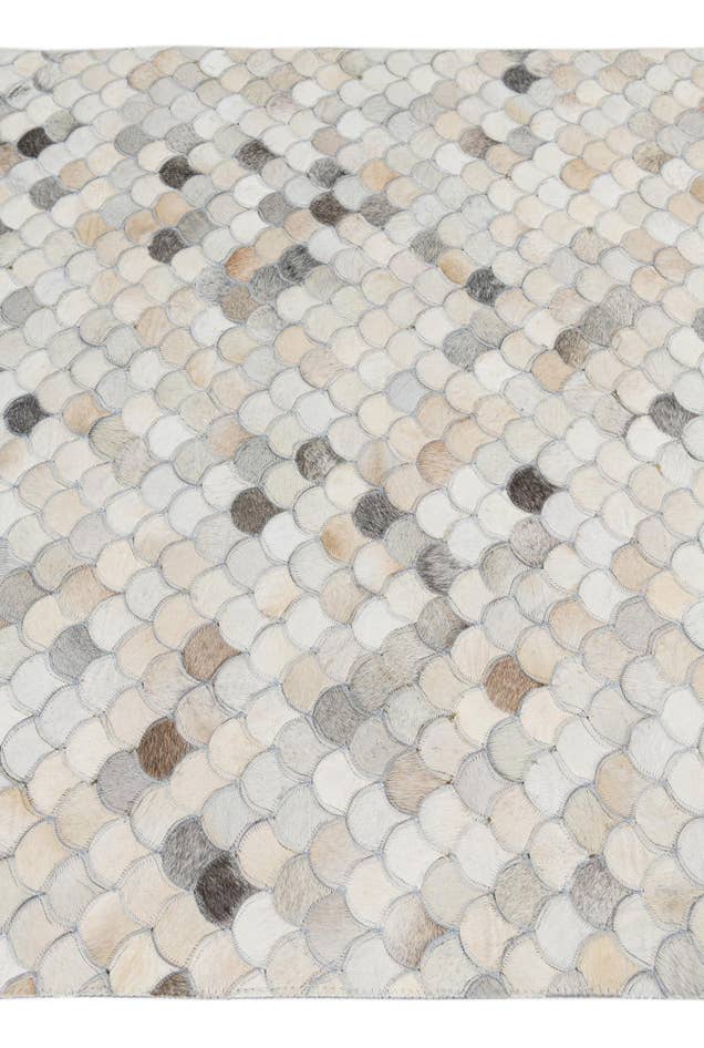 Detail image of 4' x 6' Cowhide Leather Rug