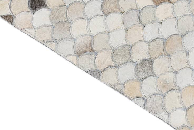 Detail image of 4' x 6' Cowhide Leather Rug