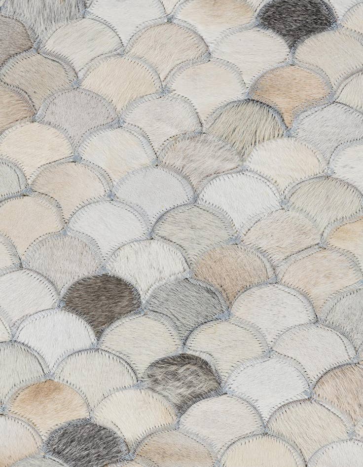 Detail image of 4' x 6' Cowhide Leather Rug