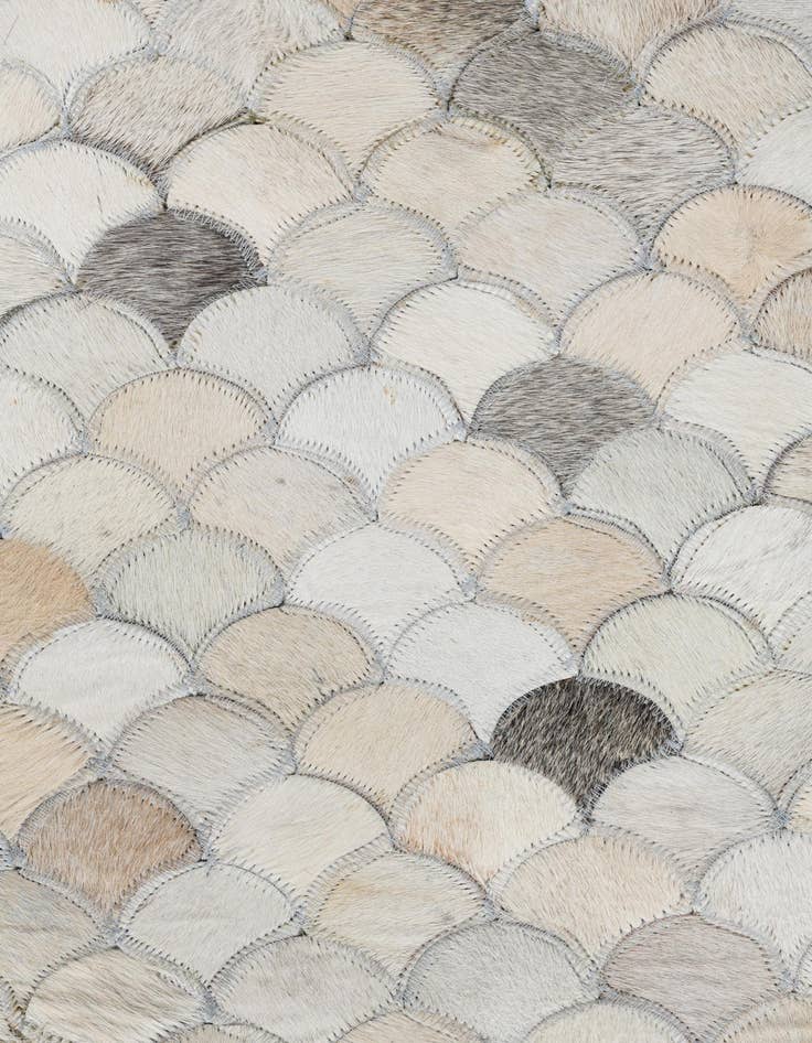 Detail image of 4' x 6' Cowhide Leather Rug