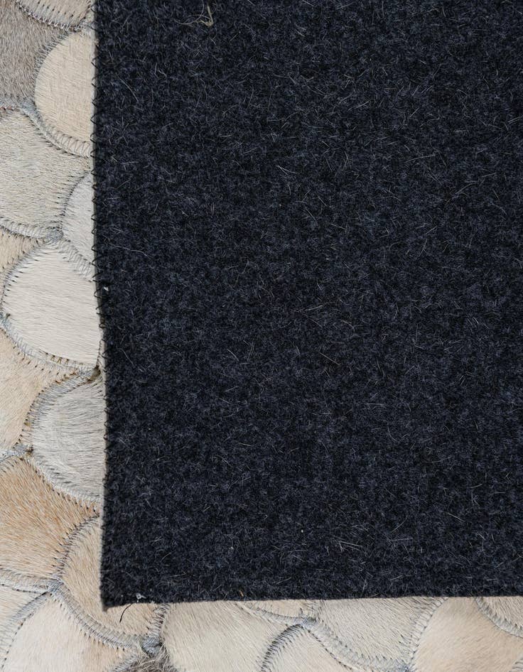 Detail image of 4' x 6' Cowhide Leather Rug