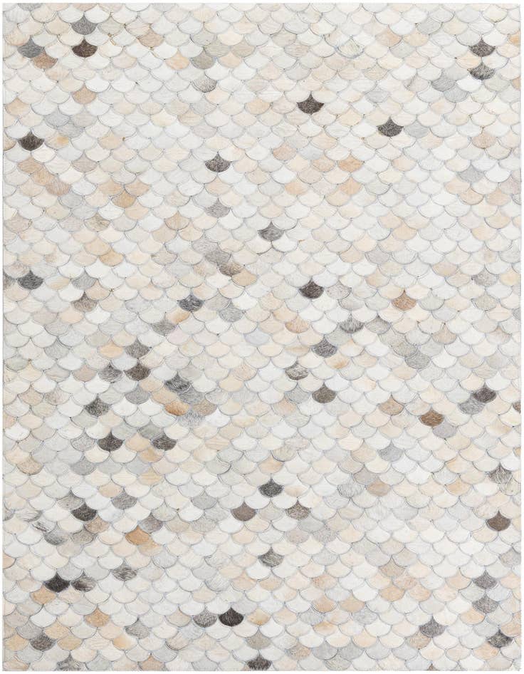 Detail image of 4' x 6' Cowhide Leather Rug