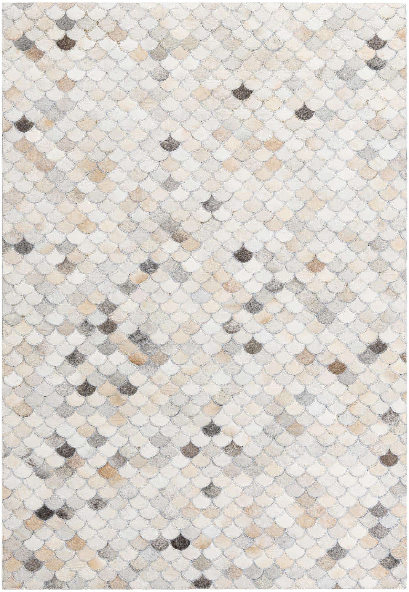 4' x 6' Cowhide Leather Rug