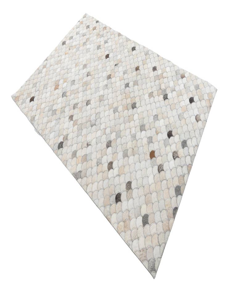 Detail image of 4' x 6' Cowhide Leather Rug