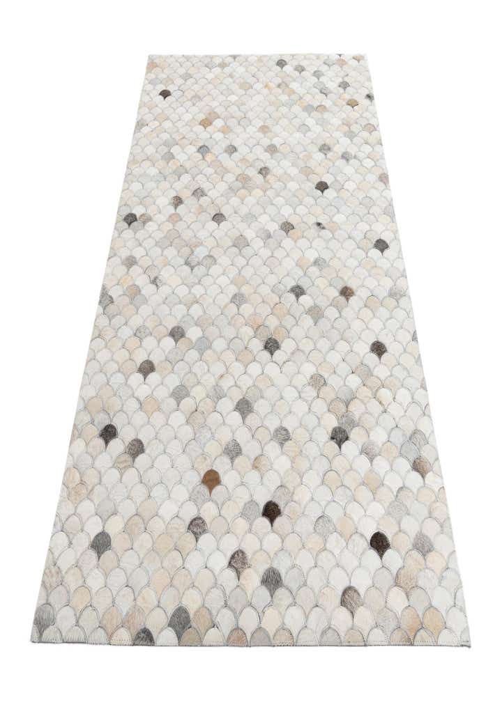 4' x 6' Cowhide Leather Rug