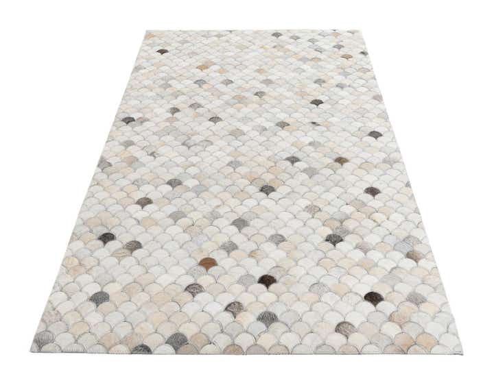 4' x 6' Cowhide Leather Rug