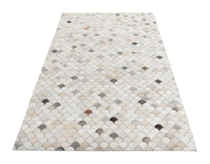 Detail image of 4' x 6' Cowhide Leather Rug