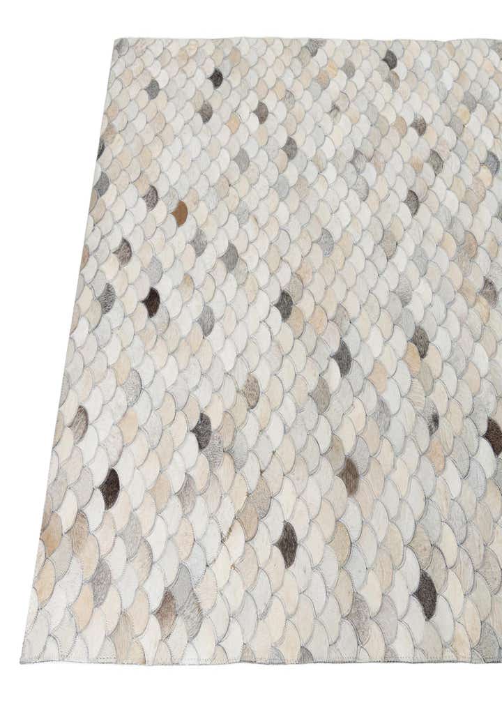 4' x 6' Cowhide Leather Rug