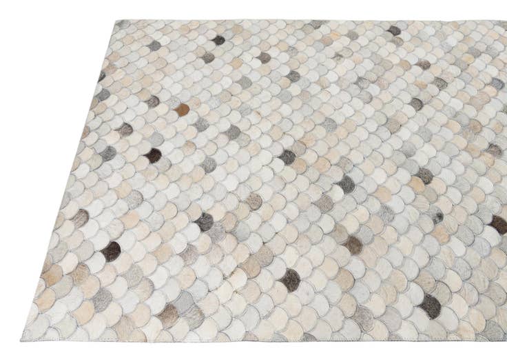 Detail image of 4' x 6' Cowhide Leather Rug