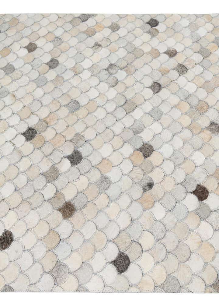 4' x 6' Cowhide Leather Rug
