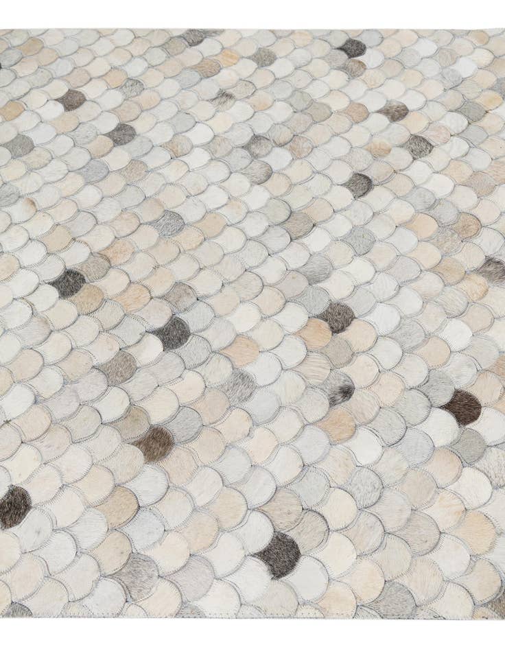 Detail image of 4' x 6' Cowhide Leather Rug