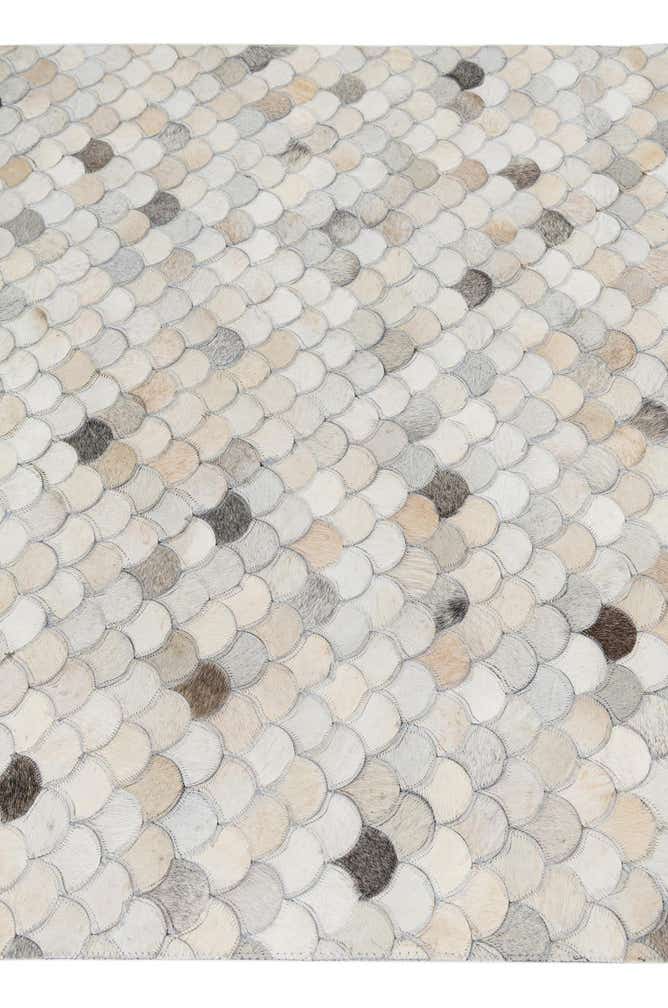 4' x 6' Cowhide Leather Rug