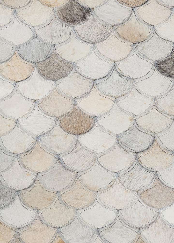 4' x 6' Cowhide Leather Rug