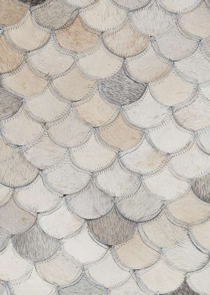 4' x 6' Cowhide Leather Rug