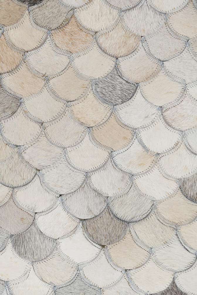 4' x 6' Cowhide Leather Rug