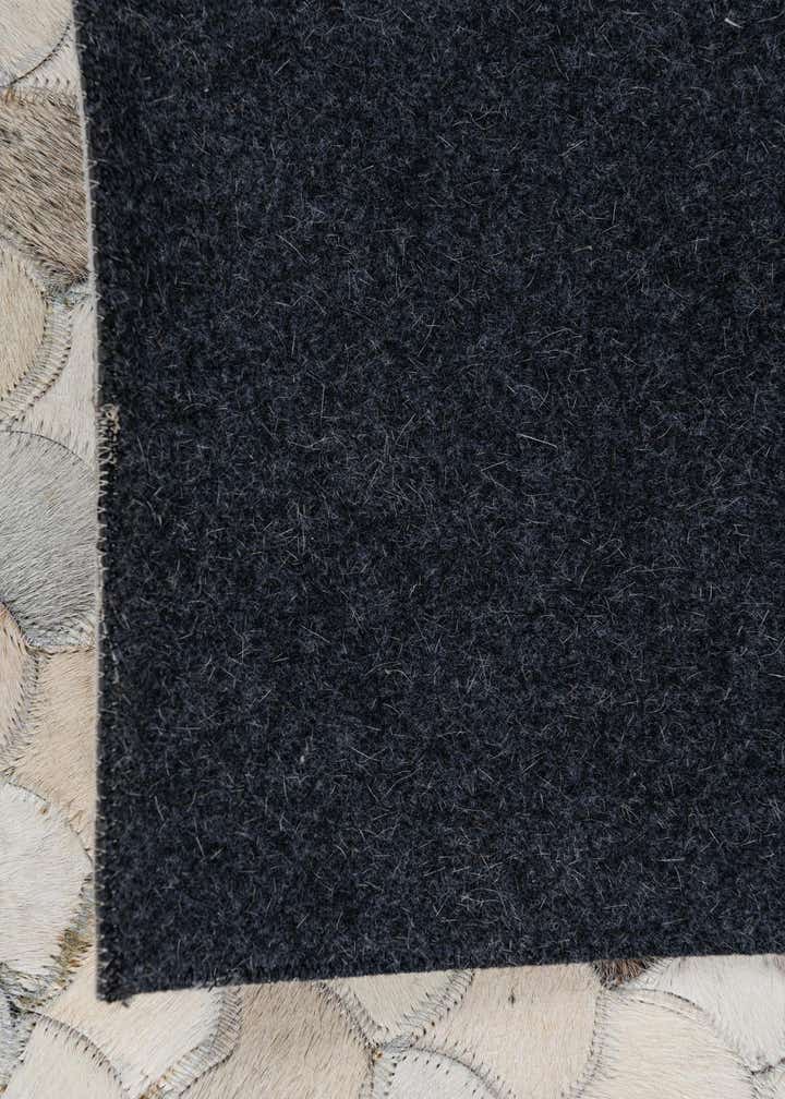4' x 6' Cowhide Leather Rug