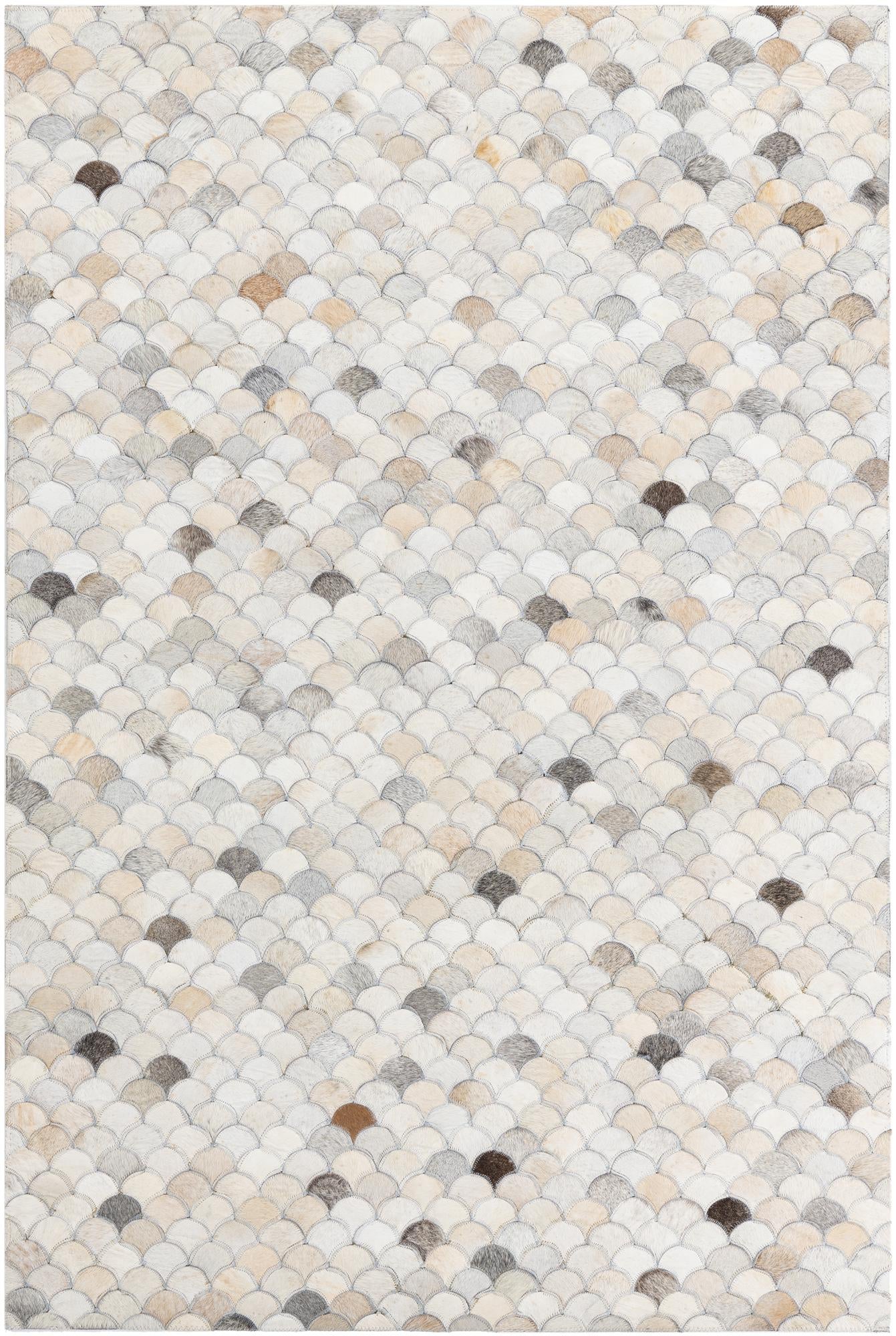 4' x 6' Cowhide Leather Rug