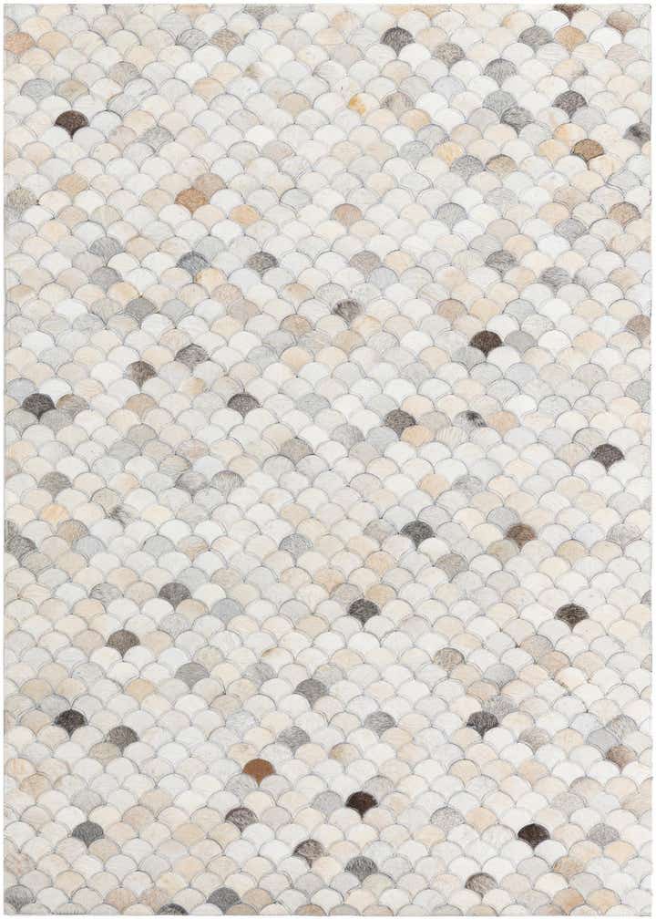 4' x 6' Cowhide Leather Rug