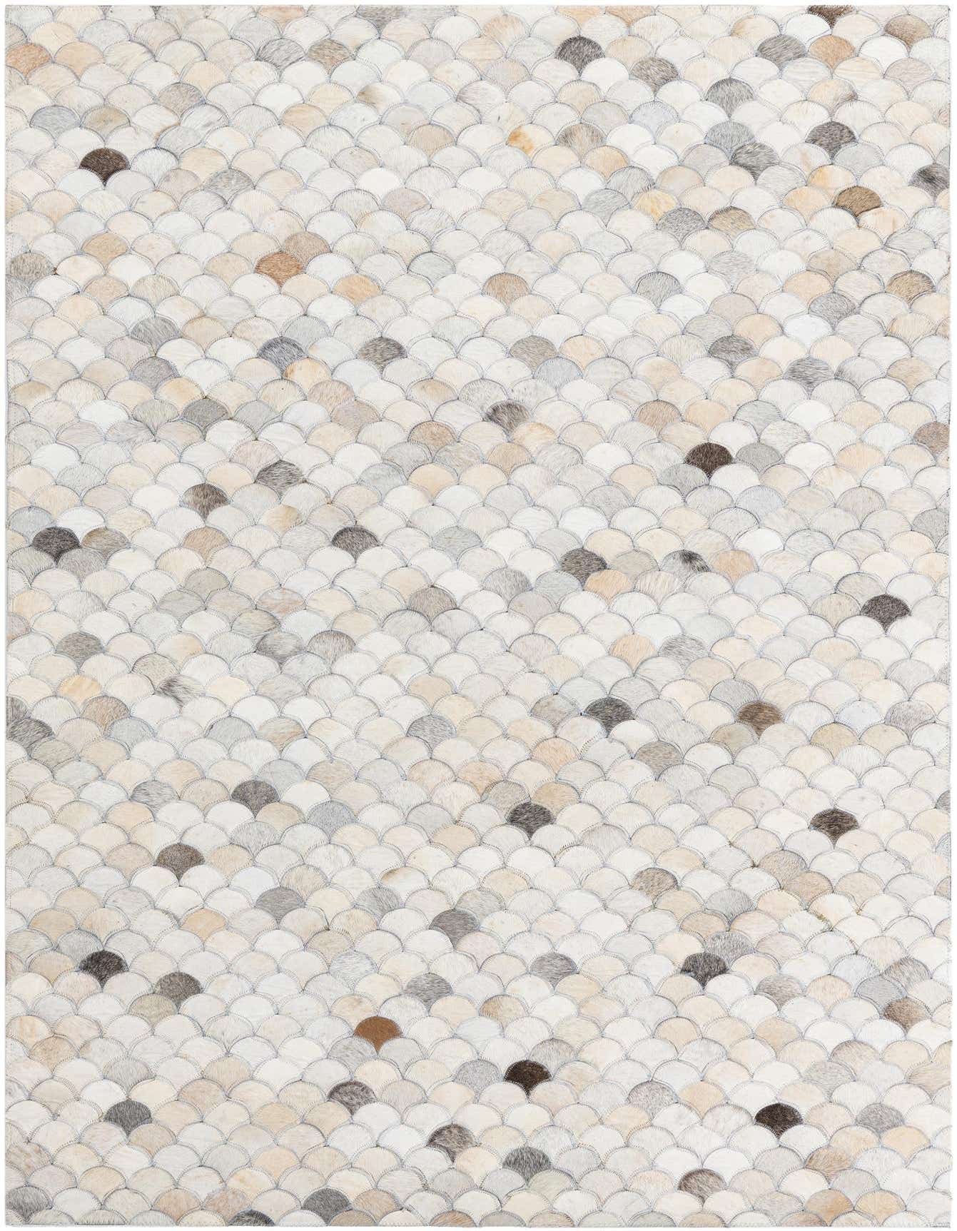 4' x 6' Cowhide Leather Rug