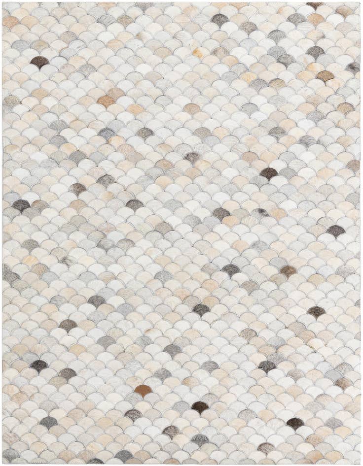Detail image of 4' x 6' Cowhide Leather Rug