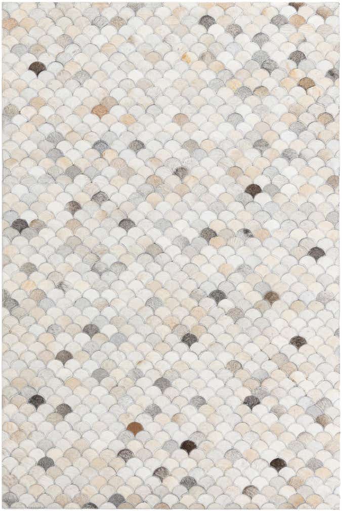 4' x 6' Cowhide Leather Rug