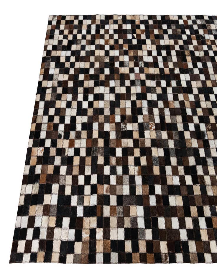 Detail image of 4' x 6' Cowhide Leather Rug