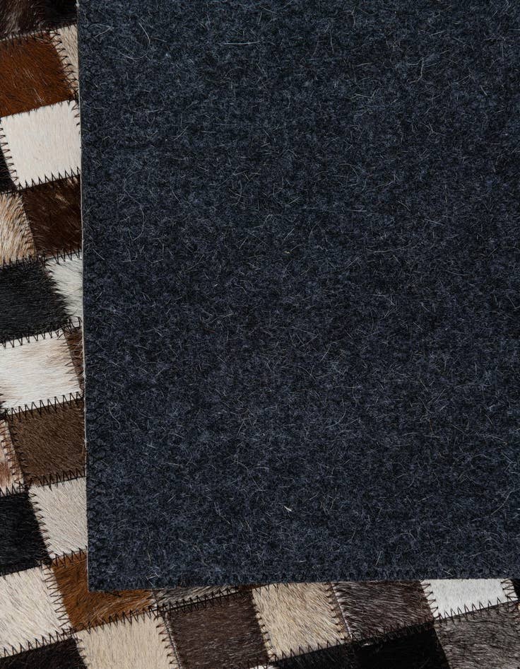 Detail image of 4' x 6' Cowhide Leather Rug