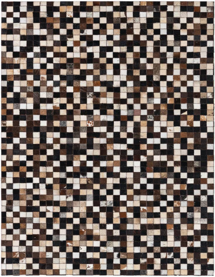 Detail image of 4' x 6' Cowhide Leather Rug