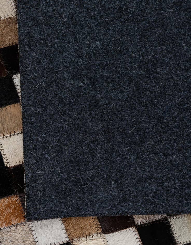 Detail image of 4' 1 x 6' 1 Cowhide Leather Rug