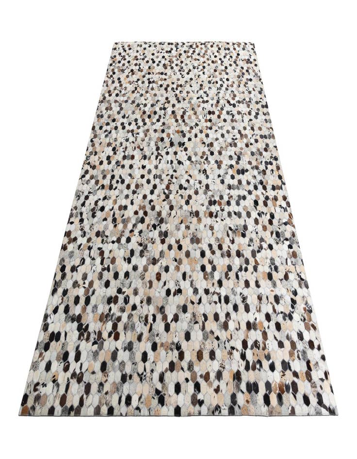 Detail image of 8' 1 x 10' Cowhide Leather Rug