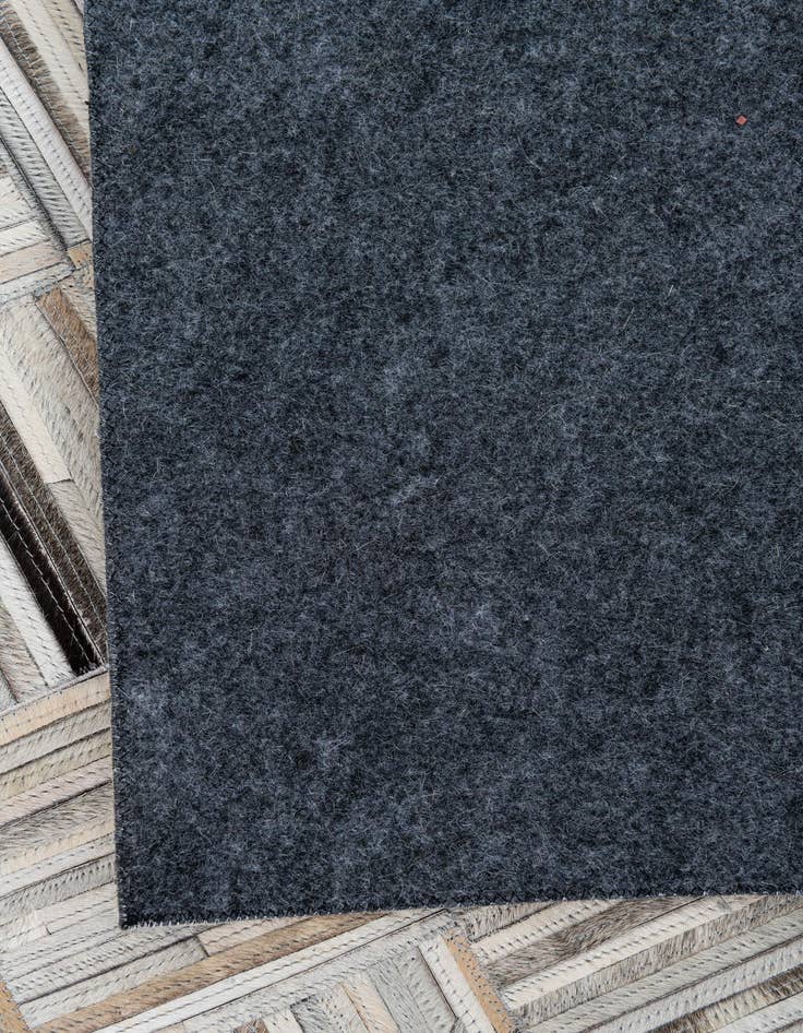 Detail image of 7' 10 x 9' 9 Cowhide Leather Rug