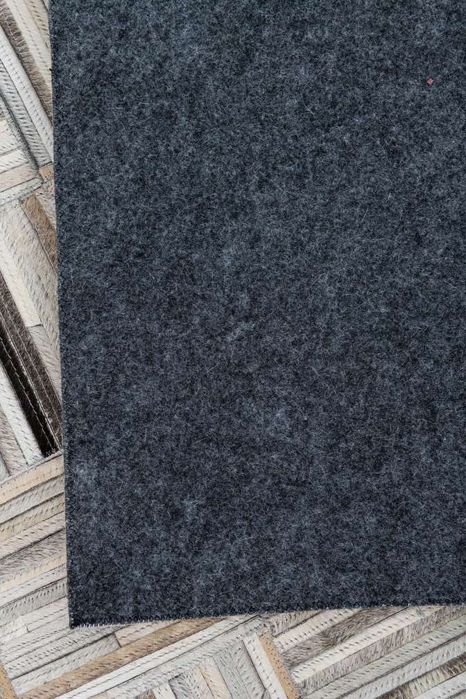 7' 10 x 9' 9 Cowhide Leather Rug