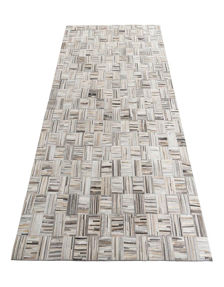 Detail image of 7' 10 x 9' 8 Cowhide Leather Rug