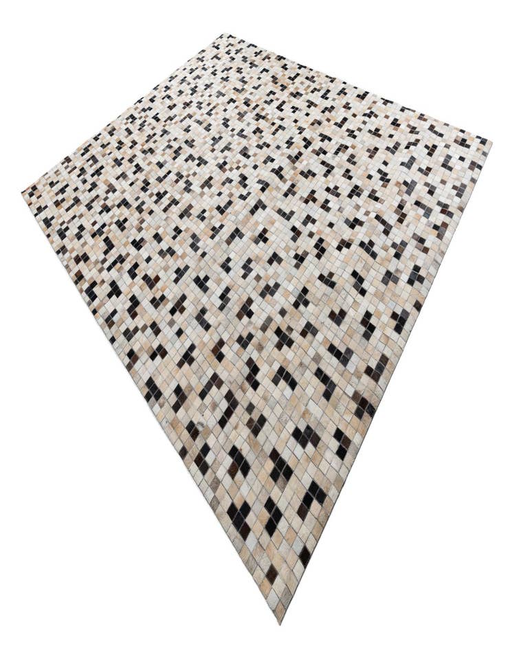 Detail image of 8' x 9' 9 Cowhide Leather Rug