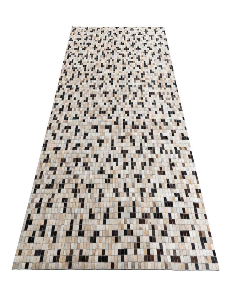 Detail image of 8' x 9' 9 Cowhide Leather Rug